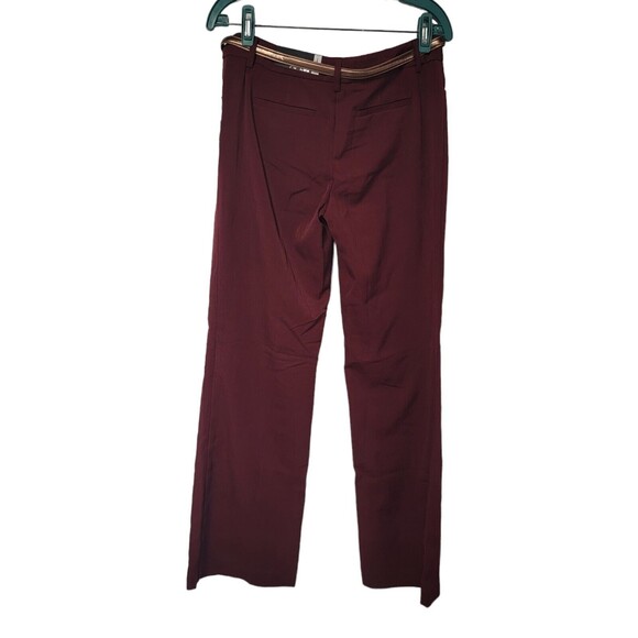 APT. 9  Trouser Dress Pants Modern Fit Burgundy Stretch Trouser Leg Size 4‎ - Picture 2 of 6